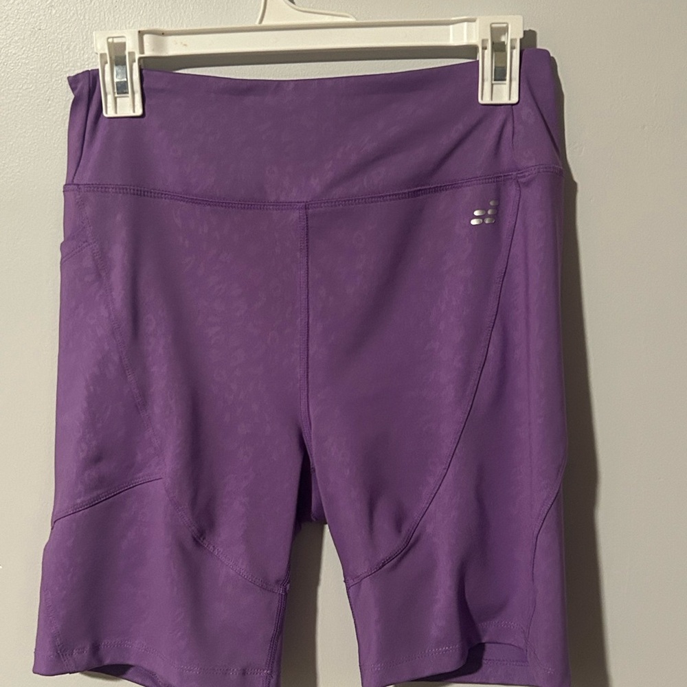 BCG Women's Purple Bike Shorts